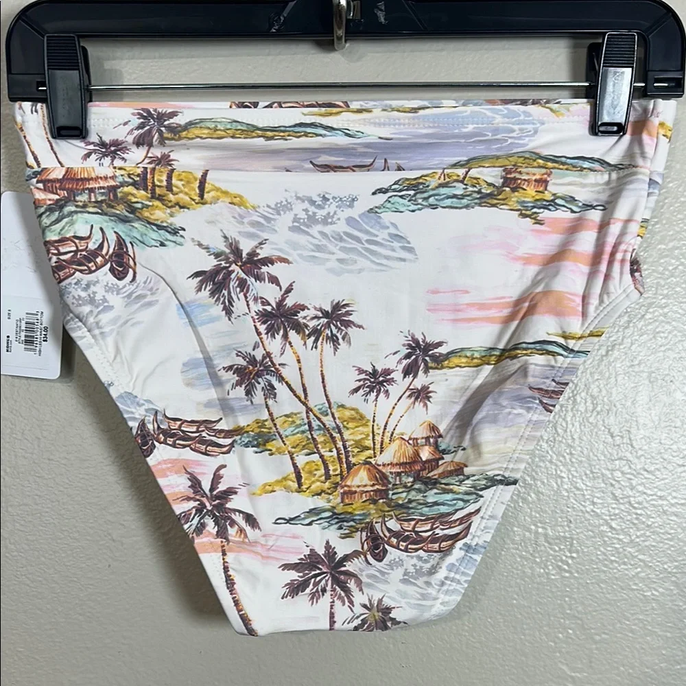 NEW Freshwater‎ Tropical Print Bikini Bottom - Multicolor